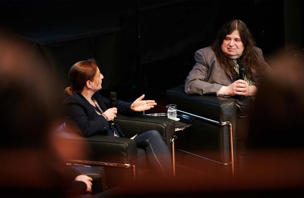 Panel of the 2022 IAMIC Conference at the Beethoven-Haus in Bonn, Germany, Photo: Nathan Dreessen  /  miz